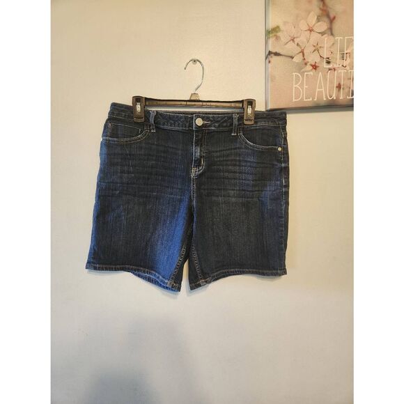 Simply Vera by Vera Wang Size 14 Mid Rise Jean Shorts - Picture 1 of 5